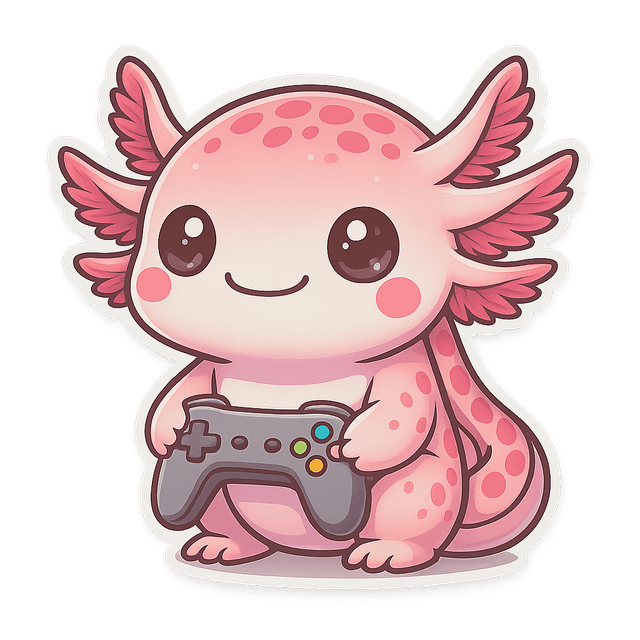 Axolote jugando